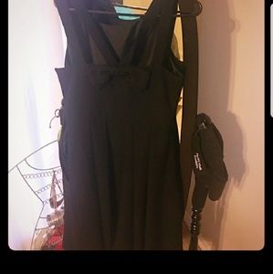 Kate Spade Bow back black dress